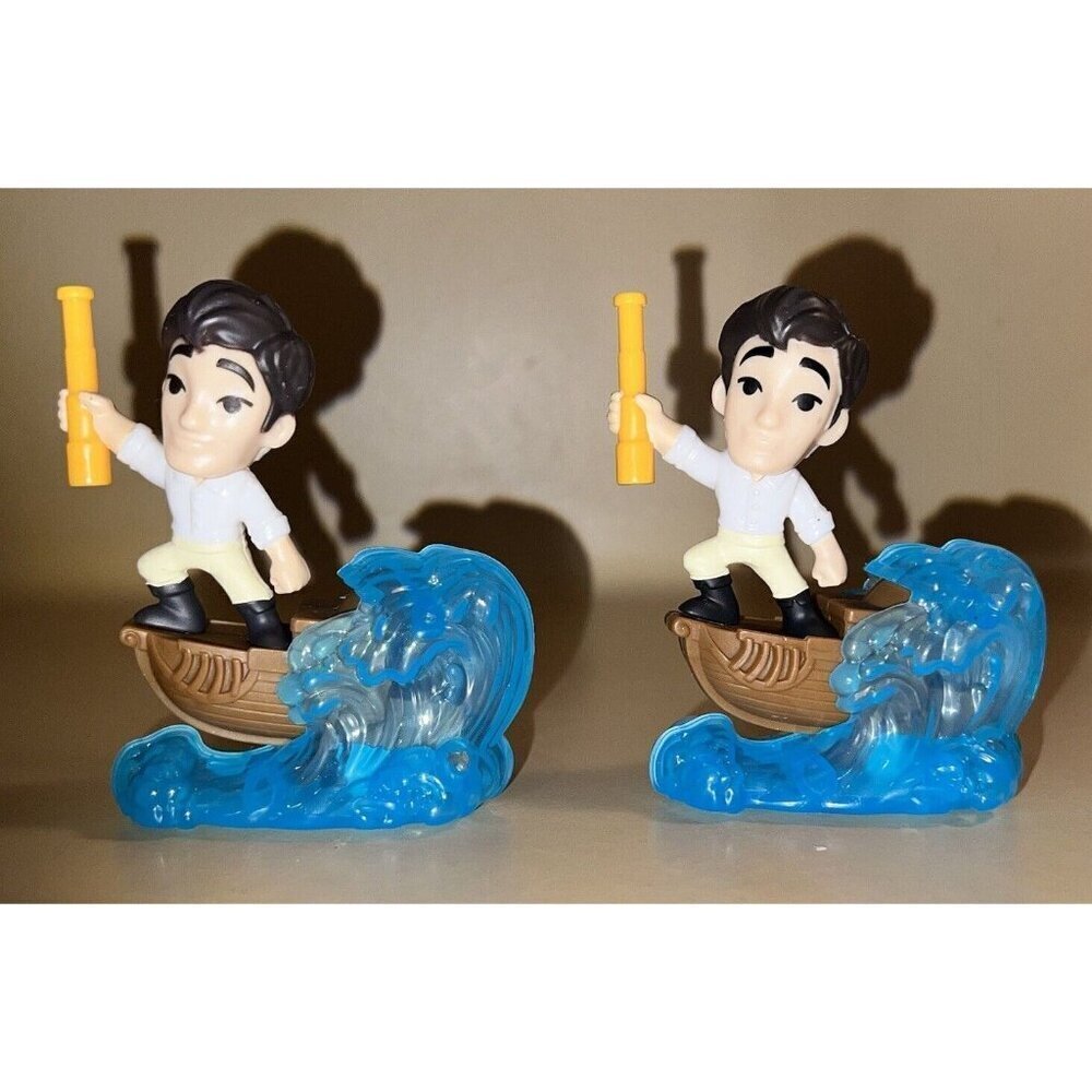 The Little Mermaid 2022 McDonald's Happy Meal Toy Disney Prince Eric Lot Of 2